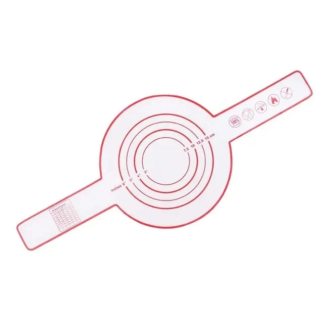 Tappetino in Silicone per Impastare - Antiaderente per Pizza, Torte e Pasticceria