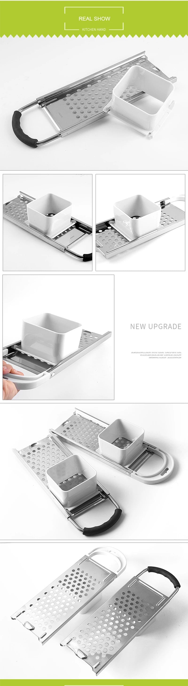 Pressa Manuale per Spaetzle e Ravioli - Lame in Acciaio Inox per Pasta e Gnocchi