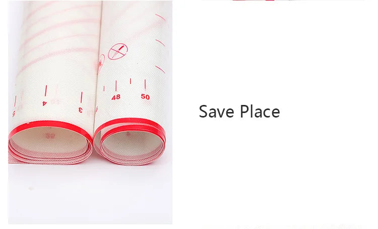 Tappetino in Silicone per Impastare - Antiaderente per Pizza, Torte e Pasticceria