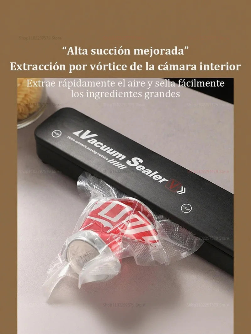 Macchina Sottovuoto 2 in 1 per Alimenti - Include 2 Sacchetti Sottovuoto per Carne e Frutta