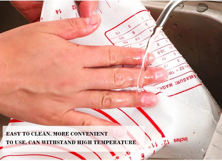 Tappetino in Silicone per Impastare - Antiaderente per Pizza, Torte e Pasticceria