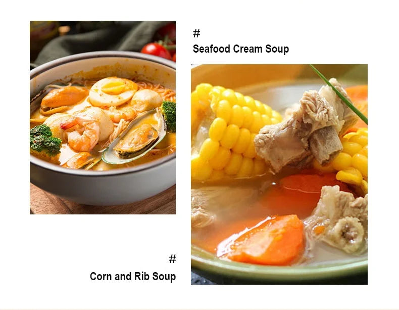 Pentola Elettrica Multifunzione 3.5L 220V - Cuoci Riso Antiaderente Smart