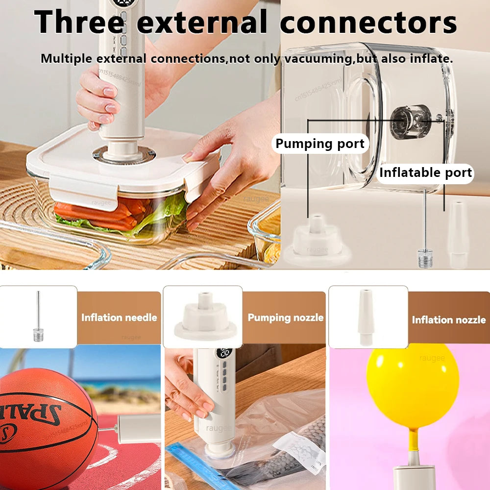 Sigillatore Sottovuoto Mini Wireless USB Ricaricabile - Macchina Automatica per Sacchetti