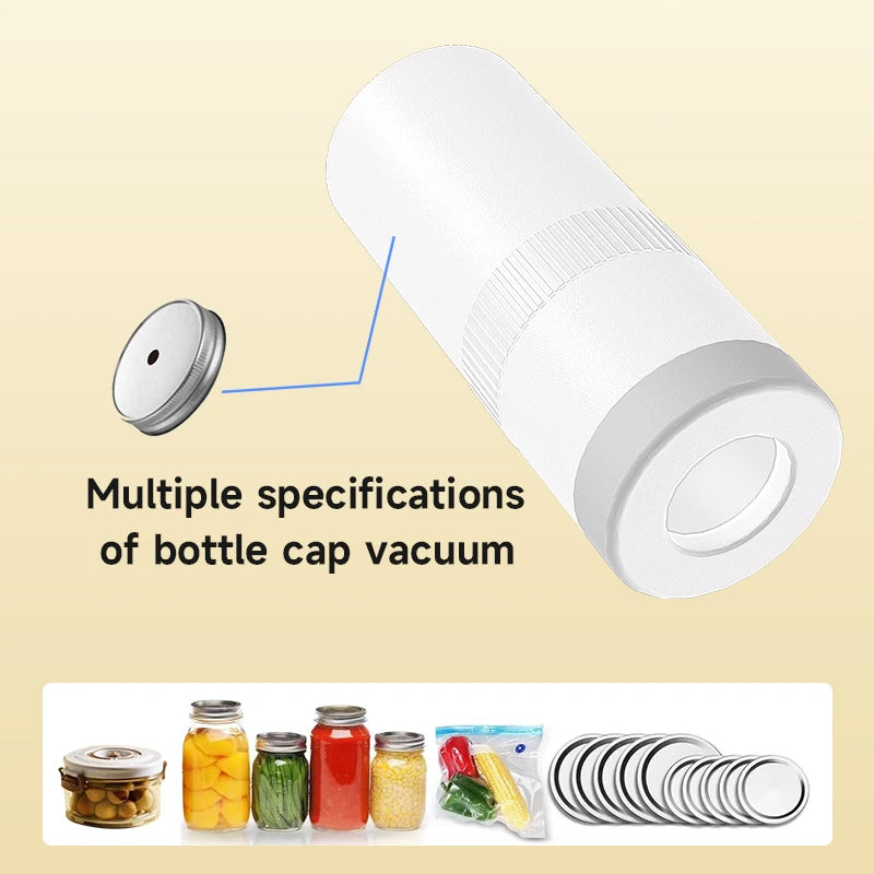 Pompa Sottovuoto Wireless per Barattoli Mason Jar - Sigillatore Manuale per Conserve