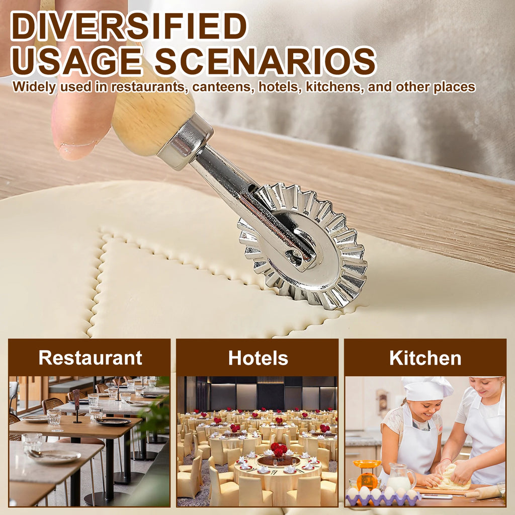 Kit 11 Pezzi per Pasta Fatta in Casa - Mattarello, Tagliere Gnocchi e Tagliapasta