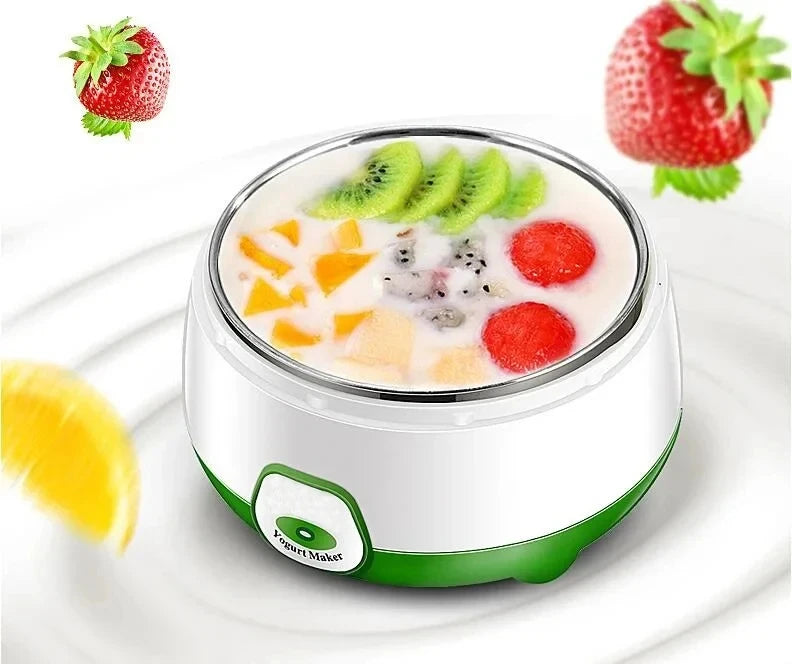 Yogurtiera Elettrica Mini 1L Automatica 220V - Macchina per Yogurt e Vino di Riso Multifunzione
