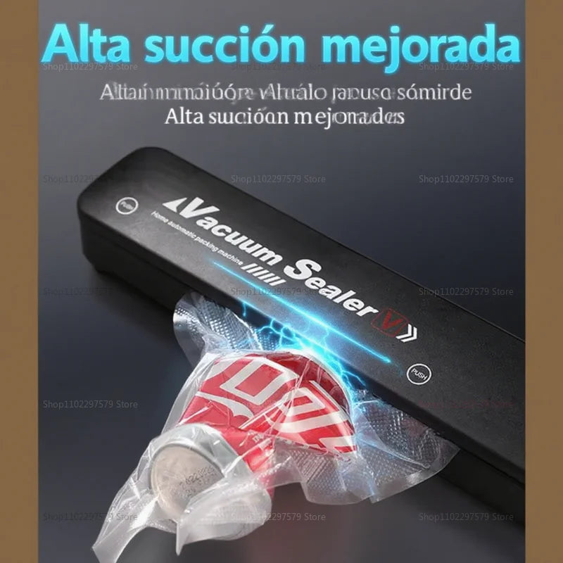 Macchina Sottovuoto 2 in 1 per Alimenti - Include 2 Sacchetti Sottovuoto per Carne e Frutta