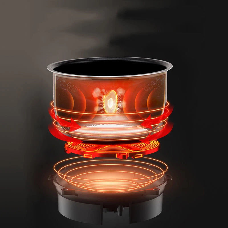 Cuoci Riso Portatile per Auto 2L - Pentola Elettrica Multifunzione 12V/24V