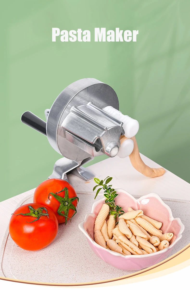 Macchina per Cavatelli e Gnocchi Pizzathome - Rulli Facili da Pulire per Pasta Fatta in Casa