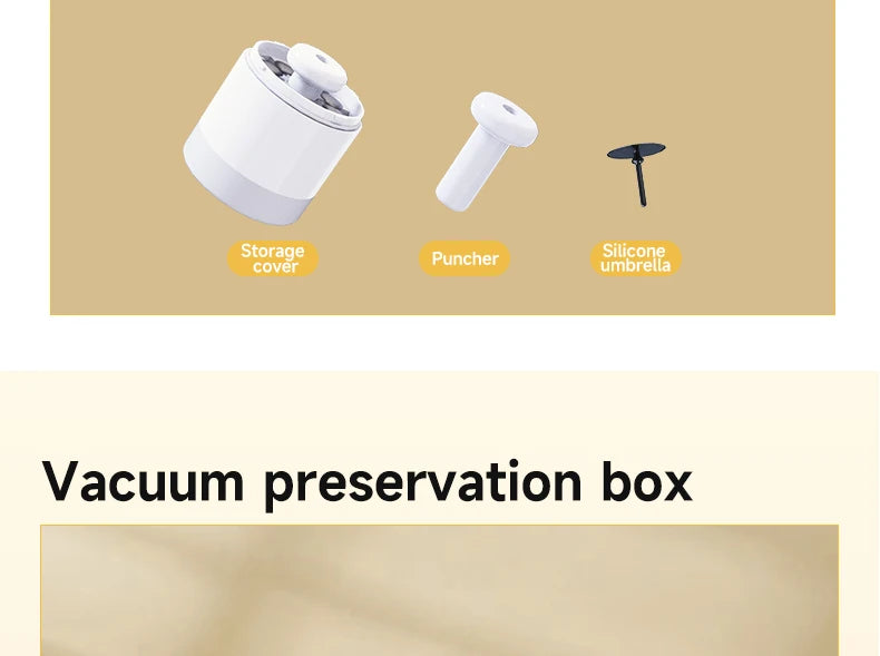 Pompa Sottovuoto Wireless per Barattoli Mason Jar - Sigillatore Manuale per Conserve