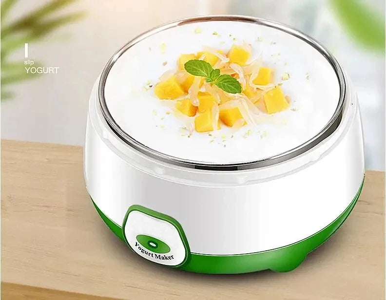 Yogurtiera Elettrica Mini 1L Automatica 220V - Macchina per Yogurt e Vino di Riso Multifunzione
