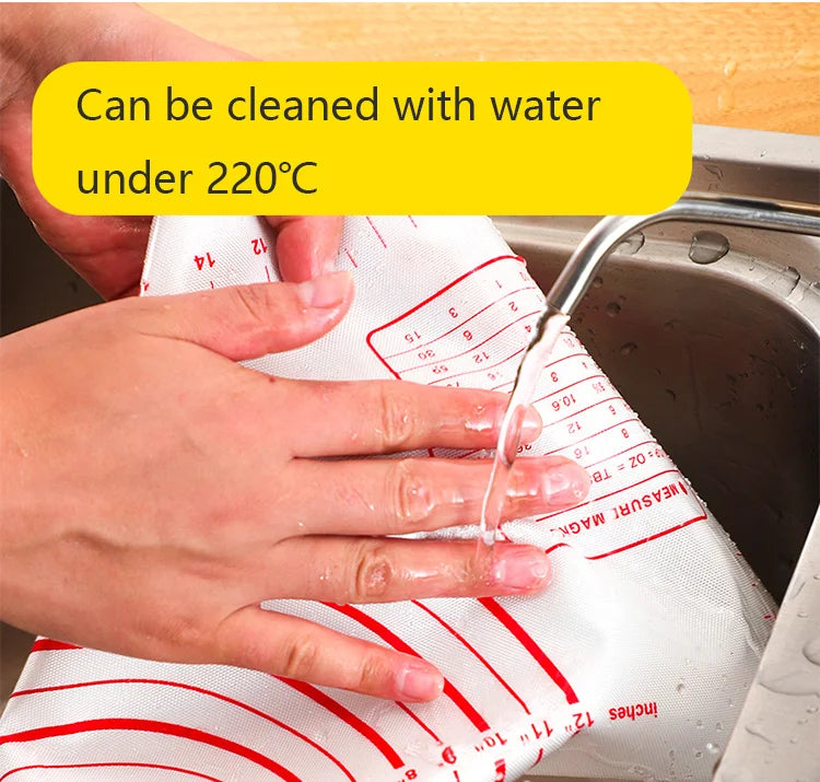 Tappetino in Silicone per Impastare - Antiaderente per Pizza, Torte e Pasticceria