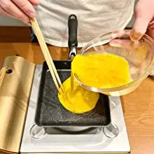 Padella Giapponese Tamagoyaki Antiaderente - Rettangolare per Omelette e Frittate