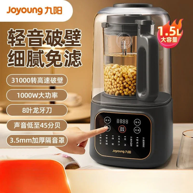 Frullatore Joyoung Multifunzione 1.5L - Riscaldamento Automatico per Latte di Soia e Succhi