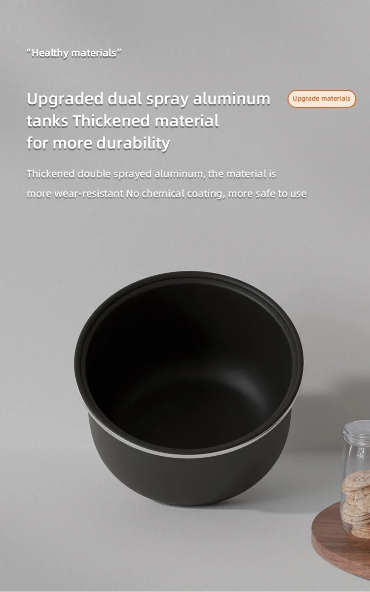 Cuoci Riso Elettrico Multifunzione 2L 220V - Pentola Antiaderente Smart per 1-3 Persone