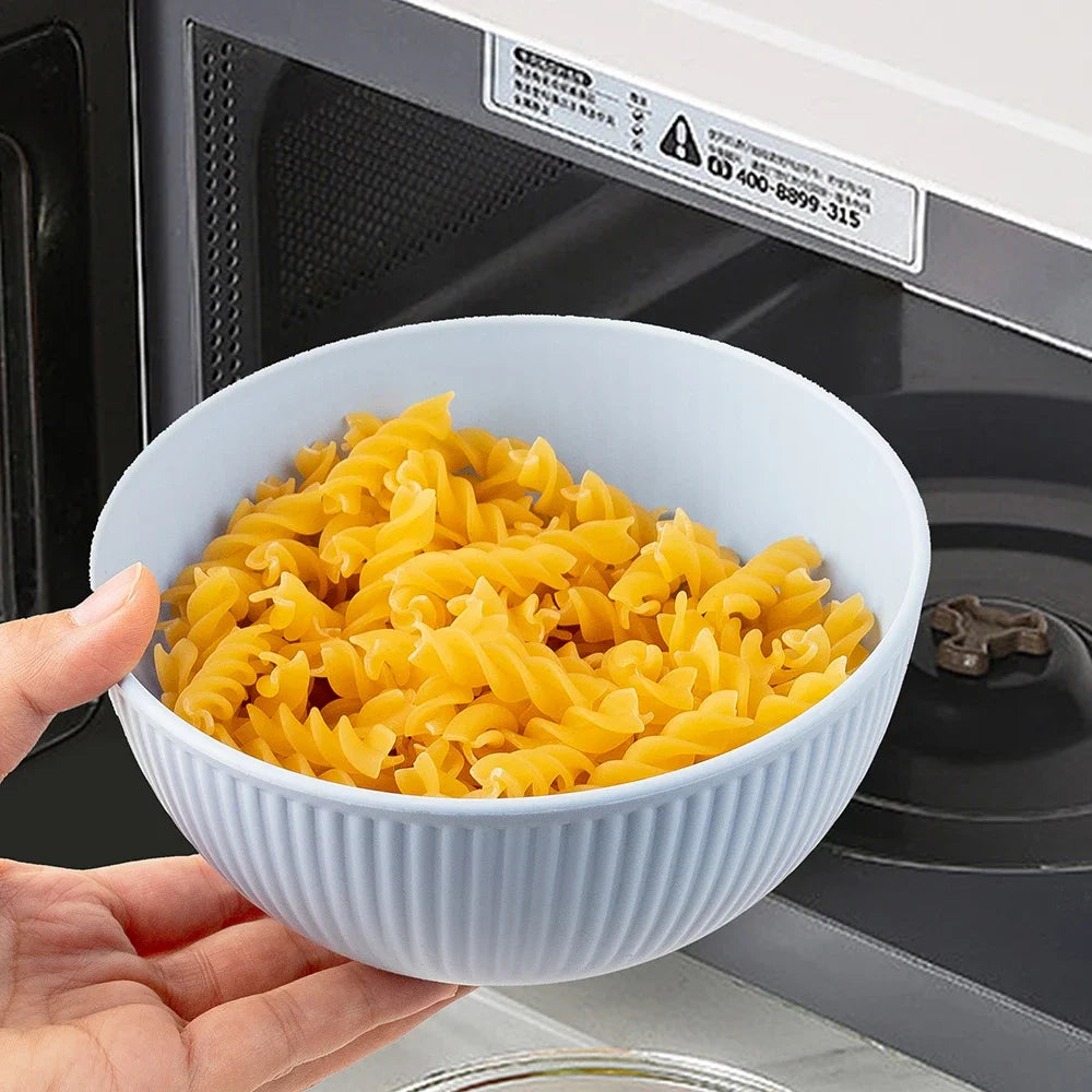 Set 4 Pezzi Stoviglie in Paglia di Grano - Piatto Ciotola Tazza Ecologico Infrangibile