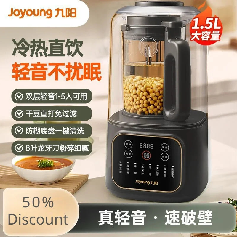 Frullatore Joyoung Multifunzione 1.5L - Riscaldamento Automatico per Latte di Soia e Succhi