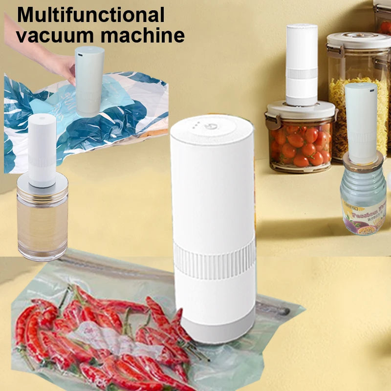 Pompa Sottovuoto Wireless per Barattoli Mason Jar - Sigillatore Manuale per Conserve