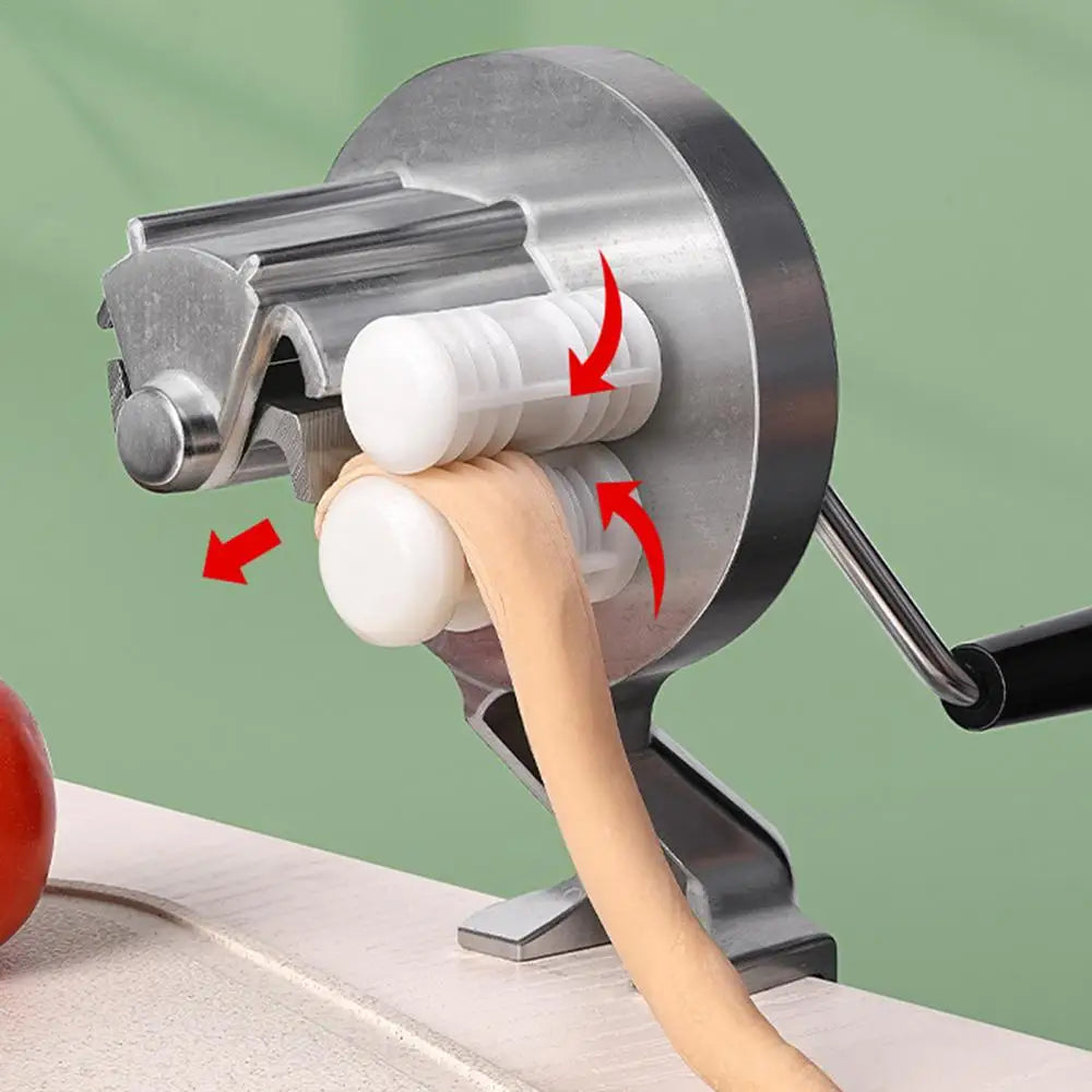 Macchina per Cavatelli Manuale Portatile - Macchina Pasta Maccheroni con Manovella Ergonomica