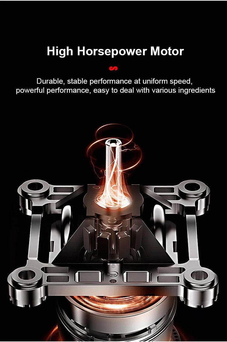 Frullatore Professionale 2000W - Mixer Commerciale per Smoothie e Ghiaccio BPA Free