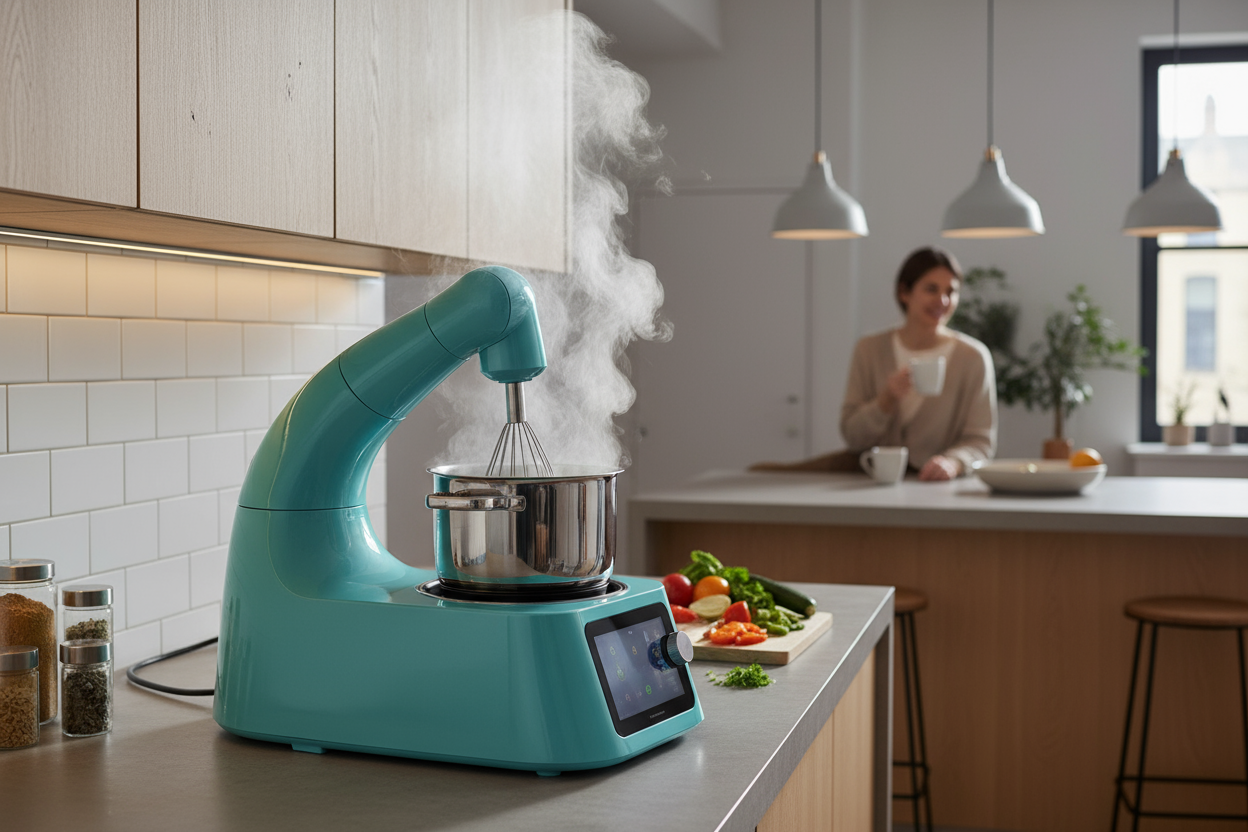 Robot da cucina in uso