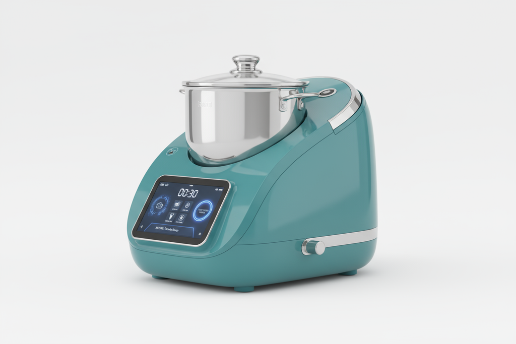 Robot da cucina intelligente - vista laterale